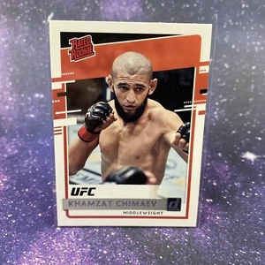 2021 Panini Donruss UFC Rated Rookie Khamzat Chimaev Rookie Card 25 Middleweight - Picture 1 of 4
