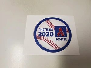 Chatham A's Minor Baseball 2020 - 3" Round Booster Logo Sticker - Picture 1 of 2