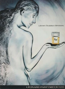 Werbepapier - Advertising Paper - Parfums Léonard - Bild 1 von 1