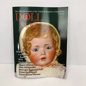 Doll News Magazine United Federation of Doll Clubs Fall 2007 with Paper Dolls - Picture 1 of 6