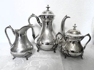 Prunkvoller Kaffeekern um 1900 WMF versilbert vergoldet - Bild 1 von 16