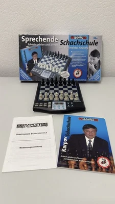 Sprechende Schachschule Millenium Schachcomputer -Anatoly Karpov -Schachspiel - Bild 1 von 2
