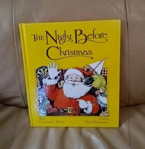 VTG 1st Edition “Night Before Christmas” Clement C. Moore (1985) Hardcover EXC - Picture 1 of 5