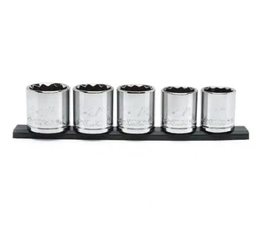 Husky 1/2 in. Drive SAE Large Socket Set (5-Piece) - Picture 1 of 8