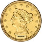 US GOLD $2.50 LIBERTY HEAD QUARTER EAGLE   XF   RANDOM DATE