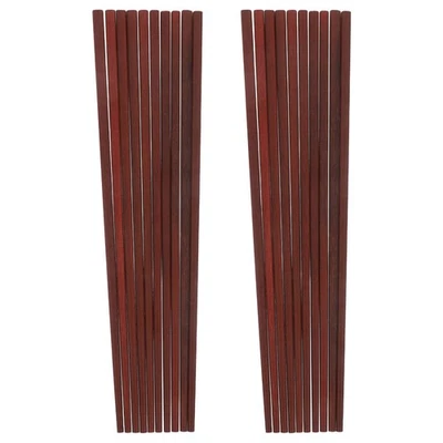  20 Paar Massivholz Lange Essstäbchen Camping Kochen Braten Utensilien - Bild 1 von 4