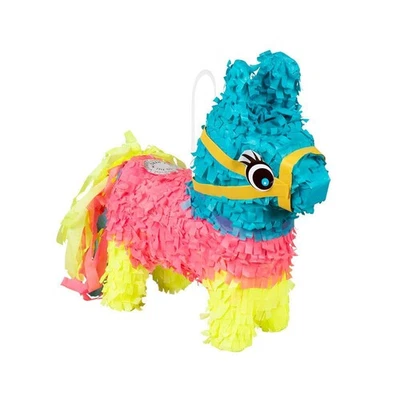 Boland 10201704 Mini Donkey Pinata, Multicoloured, Standard Size - Image 1 of 3