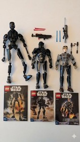 Lego 75119, 75120, 75121 - K2S0, Jyn Erso, Death Trooper Buildable Figures