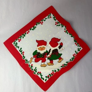 Vintage Neu mit Etikett Sandra Stildukar SCHWEDEN Tomte Elfen tanzende Baumwolle 10,5 Zoll - Bild 1 von 8