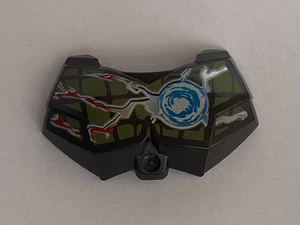 LEGO Pearl Dark Gray Large Figure Chest Armor Crocodile Ref 98603pb005 Set 70203 - Picture 1 of 1