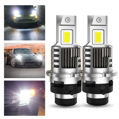 2PCS D4S D4R light Bulb High Low Beam 47W 4900LM Super Bright Replace Xenon HID - Image 1 of 4