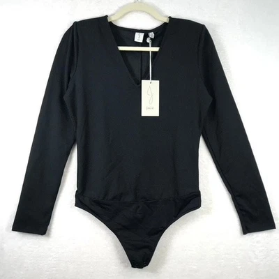 Bodysuit Joie Feminino Pequeno Puff Ombreiras Mínimo Básico Terno Silencioso Luxo - Imagem 1 de 4