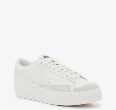 New Size 11.5  Nike Blazer Platform Low White Sail W $120 - Image 1 of 4