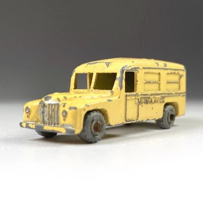 ~1955-57 Lesney Moko MATCHBOX Serie #14-A Ambulancia Daimler Crema Juguete Diecast Foto 1 de 4