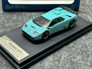 SH 1:64 Blue Lamborghini Diablo GT 1998 Racing Sports Model Diecast Collect Car - Picture 1 of 12
