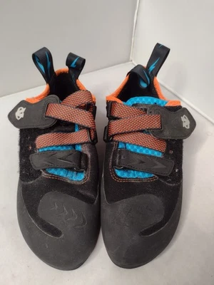 Evolv Hombres Kronos Zapatos de Escalada en Roca Unisex 40 M7.5 Negro Naranja Azul G Foto 1 de 4