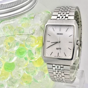 Orologio da polso uomo SEIKO SPIRIT argento batteria nuova usato dal Giappone - Foto 1 di 7