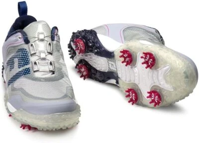 [NUEVO] Zapatos de golf FootJoy Freestyle Soft Spike-57334 (gris/azul marino/baya).  7,5 W/8 W Foto 1 de 4