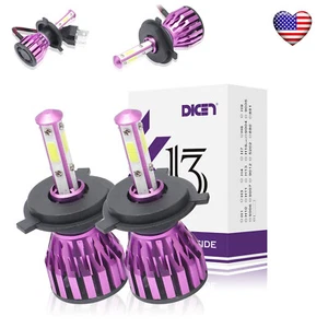 280000LM H4 LED Headlight Bulbs Conversion Kit Hi/Low Kit Bulbs Beam 6000K White - Picture 1 of 12