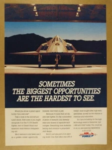 F-117A Stealth Fighter 1992 USAF Fuerza Aérea de los Estados Unidos foto anuncio impreso de colección - Imagen 1 de 1