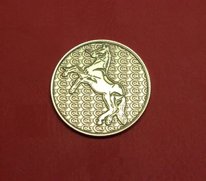 Colt Firearms Rampant Colt Coin Display Case Bronze Medallion - Picture 1 of 2
