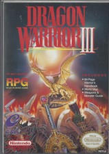 Dragon Warrior III 3 NES Complete CIB: Box, Map/Chart, Handbook/Manual, & Game