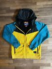 Empyre Surplus Co Full Zip Hooded Jacket Mens Size L Y2k Style Block Colors