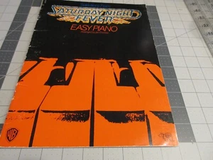 Saturday Night Fever Easy Piano Soundtrack 1978 Song Book Sheet Music Warner Bro - Picture 1 of 5