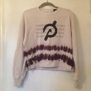 XS NWT Peloton Sweatshirt Tie Dye Embroidered "Together We Go Far" Workout Gear - Picture 1 of 12
