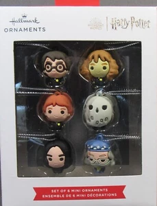 Harry Potter Hallmark Ornaments 6 Character Heads "Wizarding World" NITB 2021 - Picture 1 of 5