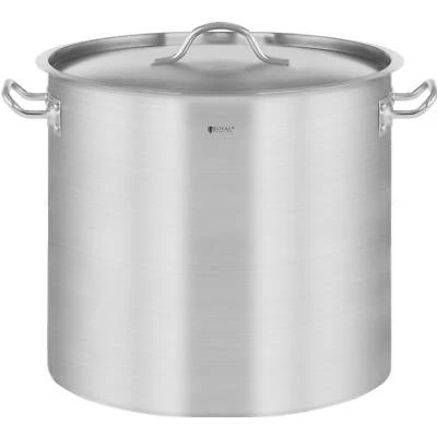 ROYAL CATERING Edelstahl Kochtopf Induktion Topf Suppentopf Universaltopf 17 L Ø 28 cm Deckel