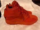 Red High Top Adidas Sneakers Size 7