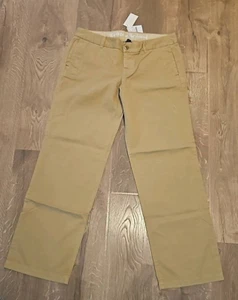 NWT J.Crew Pants Women's 10 Beige Tan Broken In Boyfriend Button Fly. - Picture 1 of 5