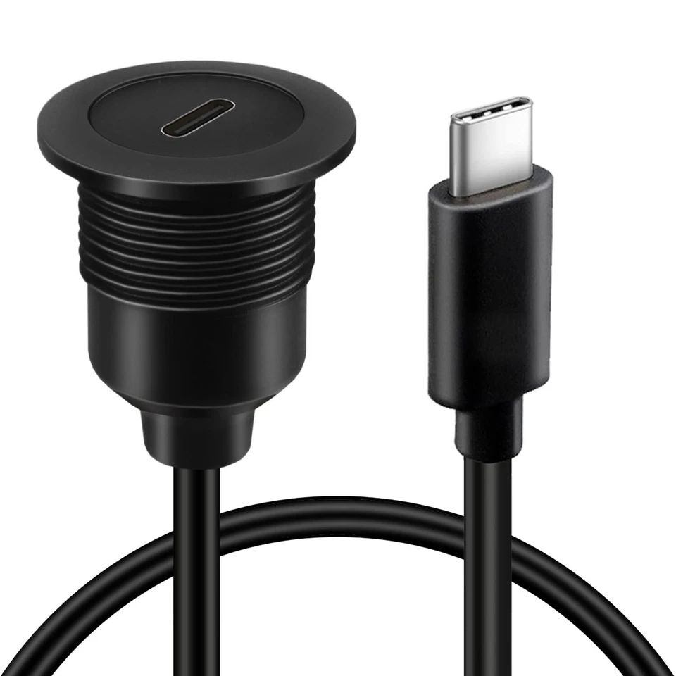 Extensión de cable empotrado auxiliar de montaje en coche C 3.0 macho a hembra para coche camión barco Foto 1 de 1