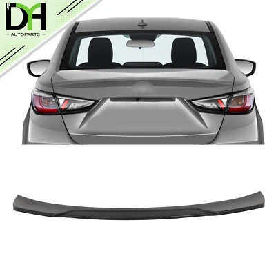 Fits 2019-2021 Toyota Yaris Scion iA Sedan Matte Black ABS Plastic Rear Spoiler - Image 1 of 4