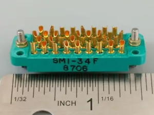CONECTOR ELÉCTRICO WINCHESTER INTERCONNECT SM1-34F 34 PINES - Imagen 1 de 5