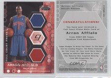 2007-08 Stadium Club Full Court Press Relics Dual /199 Arron Afflalo Rookie RC