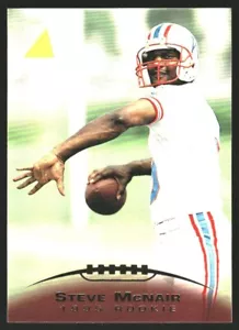 STEVE MCNAIR 1995 PINNACLE #210 RC HOUSTON OILERS - Picture 1 of 2