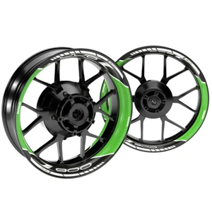 Pegatina de llanta Kawasaki Z900 láser premium motocicleta pegatina de borde de llanta - Imagen 1 de 6