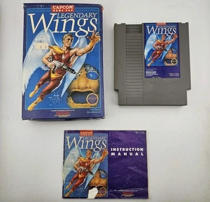Legendary Wings - Nintendo NES - Juego con Caja y Manual Completo Realmente Probado - Imagen 1 de 24