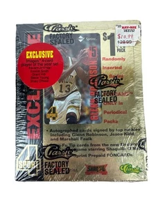 1994 Classic 4 Sport Foil Factory Sealed Box Shaq Fu Funcards Tri Cards - Bild 1 von 13