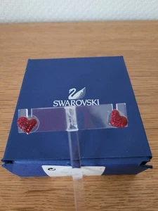 Swarovski Ohrringe Ohrstecker Herzform rot Super!!!  OVP - Bild 1 von 2
