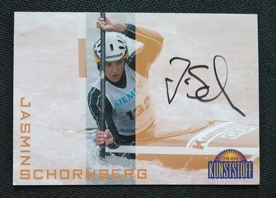 15354 Jasmin Schornberg Kanu Autogrammkarte original signiert - Bild 1 von 2