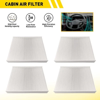 4X Cabin Air Filter For Kenworth T680 T800 T880 Peterbilt 567 579 Cummins ISX - Image 1 of 4