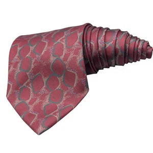 Giorgio Armani Krawatte Herren Seide Geometrisches Muster Klassische Krawatte Made in Italy - Bild 1 von 7