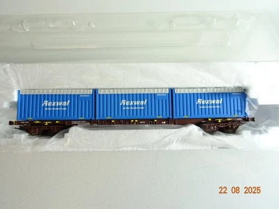 Roco H0 66619 Flachwagen mit 3 Container der ÖBB in OVP PR9750 - Bild 1 von 2