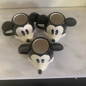 DISNEY MICKEY MOUSE & FRIENDS CHARACTER COLLECTABLE MUG/CUP x 3 mugs - Picture 1 of 6