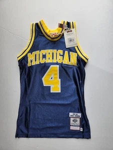 BNWT Mitchell & Ness Michigan Wolverines Chris Webber Jersey Small MSRP $300 - Picture 1 of 7