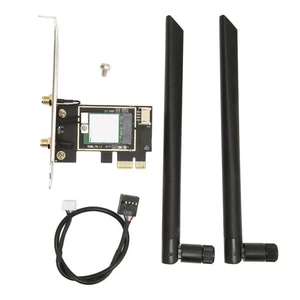AX210 Desktop Without Cover Wireless Network Card High Speed Tri Band Wirele NEW - Afbeelding 1 van 12