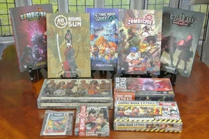 CMON Comics Vol 1 Book & Minis Zombicide RISING SUN Starcadia Quest CTHULHU - Picture 1 of 6